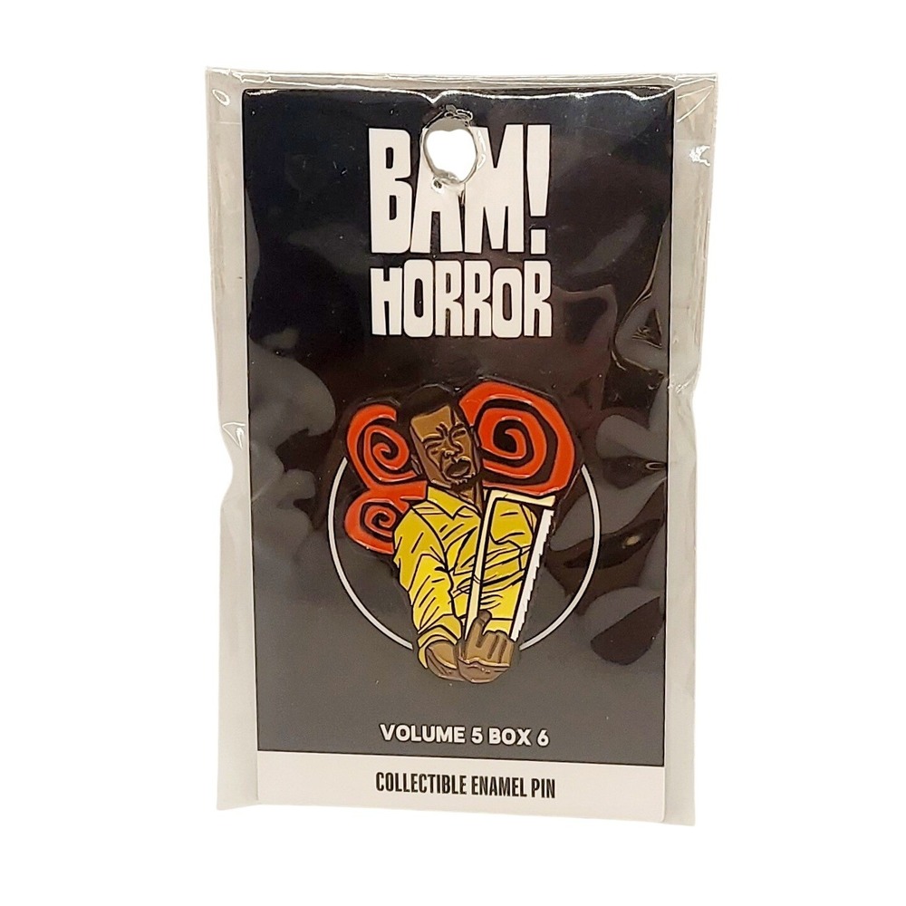 Exclusive BAM Horror Spiral Book of Saw Enamel Pin